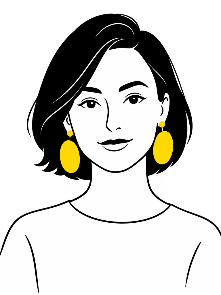 Editorial illustration of Lena Kowalski